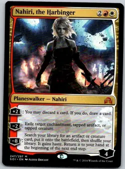 Magic the Gathering Nahiri, the Harbinger Shadows over Innistrad MTG - Image 1
