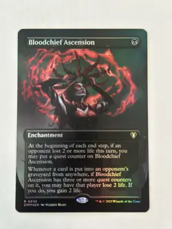 MTG Bloodchief Ascension Borderless - Commander Masters #636 - Image 1
