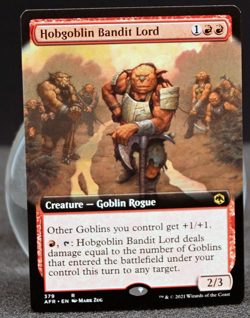 🔥 Hobgoblin Bandit Lord | Borderless Extended Art | AFR | MTG Rare NM 🔥 - Image 1