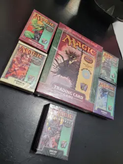 MTG 7th Edition Starter Set and Theme Decks Sealed - Image 1