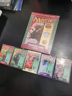 MTG 7th Edition Starter Set and Theme Decks Sealed - Image 2