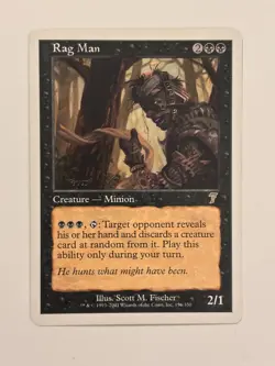 Rag Man 7th Edition Magic the Gathering MTG - Image 1