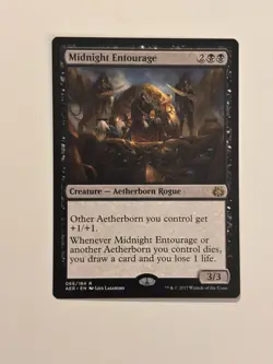 Midnight Entourage Aether Revolt Magic the Gathering MTG - Image 1