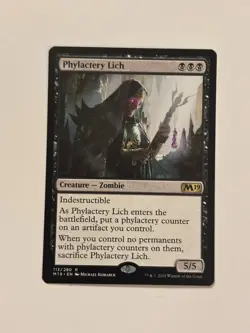 Phylactery Lich Core Set 2019 Magic the Gathering MTG - Image 1