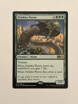 Pelakka Wurm Core Set 2019 Magic the Gathering MTG - Image 1