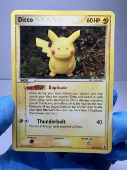 Ditto Pikachu 39/113 EX Delta Species MP-HP Pokemon TCG - Image 2