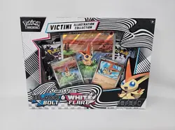Pokemon TCG Black Bolt & White Flare Unova Victini Illustration Collection Box - Image 1