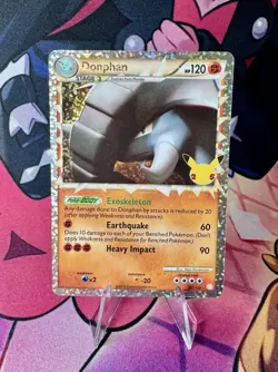 Holo Donphan (Prime) 107/123 Classic Collection Celebrations Pokemon TCG - Image 1