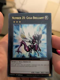 STAX-EN042 Number 20: Giga-Brilliant :: Ultra Rare 1st Edition YuGiOh Card - Image 1