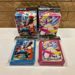Pokemon Card Deck case & Sleeves Deck shield Mega symphonia & Mega Brave 4 Set - Image 1