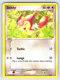 Skitty 6/10 2004 Latias Trainer Kit Half Deck Promo Pokemon Card TCG Rare - Nm - Image 1