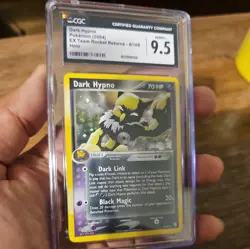 CGC 9.5 MINT+ Dark Hypno 2004 EX Team Rocket Returns 6/109 Holo Pokemon Card psa - Image 3