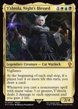 MTG Y'shtola, Night's Blessed NM Final Fantasy Commander FIC Magic card - Image 1