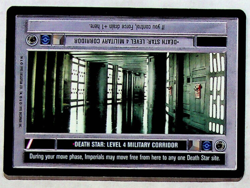 Death Star: Military Corridor CCG Card - Star Wars Premier Set - Decipher - 1995 - Image 1