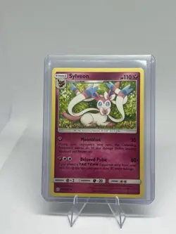 Pokemon Sylveon TCG Cosmic Eclipse Card 155/236 Regular Rare - Image 1