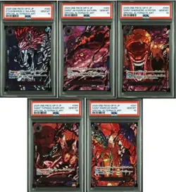 PSA 10 Five Elders Alt Art Red Text Set Carrying on His Will One Piece Card JP - Image 1