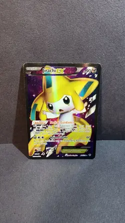 Pokemon Jirachi-Ex TCG Full Art Ultra Rare Holo Card Plasma Blast 98/101 MP - Image 1