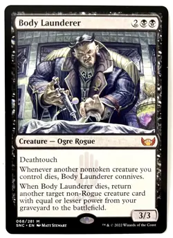 MTG Body Launderer #68/281 Streets of New Capenna Magic Gathering Card Mythic NM - Image 1