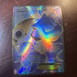 Pokemon TCG Blastoise EX XY Holo Full Art Ultra Rare Card 142/146 NM Condition - Image 1