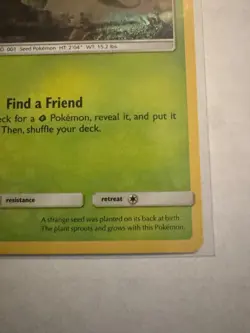 Bulbasaur (Holo Common) 1/18 Common Detective Pikachu Pokemon Card - Image 4
