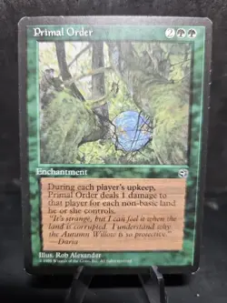 Primal Order Homelands RARE MTG 1995 Magic the Gathering CARD Enchantment - Image 1