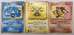 Pokemon Card Moltres Articuno Zapdos ANA Promo 3 Set 1999 Japanese - Image 1