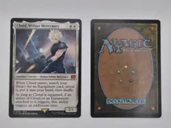 Cloud, Midgar Mercenary MTG x Final Fantasy VII M0010 FFXIV Magic Card NM 2025 - Image 1