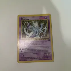 Pokemon Mewtwo Card - Holo Rare TCG - 60 HP 12 Promo ( Heavily played) - Image 1