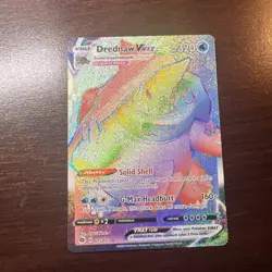 Secret Rare/Rainbow Drednaw V Max (075/073) Full Art NM Pokemon Card - Mint NM - Image 1