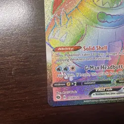 Secret Rare/Rainbow Drednaw V Max (075/073) Full Art NM Pokemon Card - Mint NM - Image 3