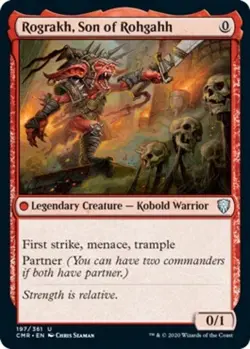 1 x Rograkh, Son of Rohgahh - Commander Legends - Light Play - MTG - Image 1