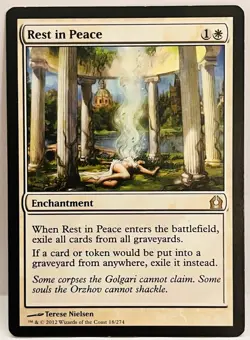 Rest in Peace -#18-MTG- Return to Ravnica-Regular-LP - Image 1