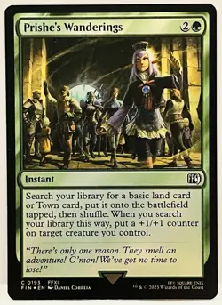 Prishe's Wanderings -#193-MTG-FINAL FANTASY-FOIL-NM - Image 1