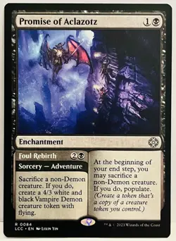 Promise of Aclazotz -#84-MTG-Commander: The Lost Caverns of Ixalan-Regular-NM - Image 1