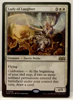 Lady of Laughter 309 (Rare) MTG Magic The Gathering: Wilds of Eldraine - Image 1