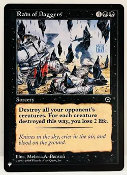 Rain of Daggers -#85-MTG-The List Reprints-Regular-NM - Image 1