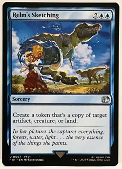 Relm's Sketching -#67-MTG-FINAL FANTASY-Regular-NM - Image 1