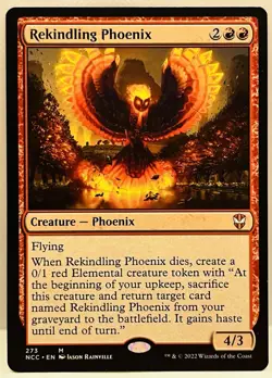 Rekindling Phoenix -#273-MTG-Commander: Streets of New Capenna-Regular-LP - Image 1