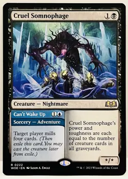 Cruel Somnophage (Showcase) -#286-MTG-Wilds of Eldraine-Regular-NM - Image 1