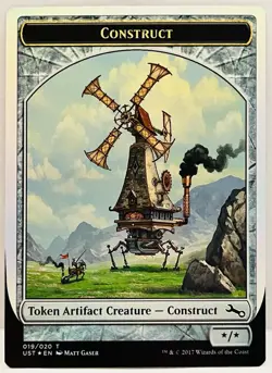 Construct Token - #19- -MTG- Unstable-FOIL-NM - Image 1