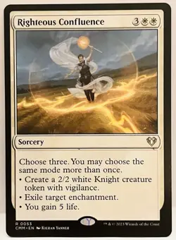 Righteous Confluence - #53- MTG- Commander Masters-Regular-LP - Image 1