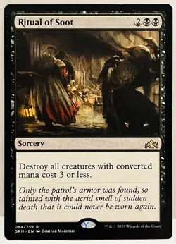Ritual of Soot - #84-MTG-Guilds of Ravnica-Regular-LP - Image 1