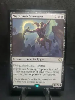 MTG - Nighthawk Scavenger - Commander: The Lost Caverns of Ixalan - Near Mint - Image 1