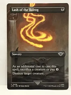 Lash of the Balrog (Borderless) -#408-MTG-Universes Beyond:LOTR-Regular-NM - Image 1