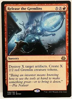 Release the Gremlins -#96-MTG- Aether Revolt-Regular-LP - Image 1