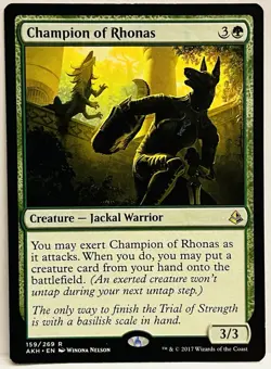 Champion of Rhonas -##159-MTG- Amonkhet-Regular-MP - Image 1