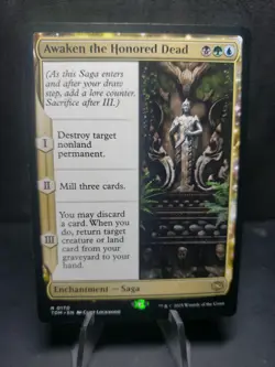 x1 Awaken the Honored Dead TDM Tarkir Dragonstorm MTG 170 RARE M/NM 1x - Image 1