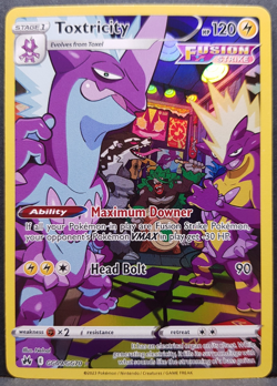Toxtricity GG09/GG70 Crown Zenith Full Art Pokemon Pokemon Card English NM - Image 1