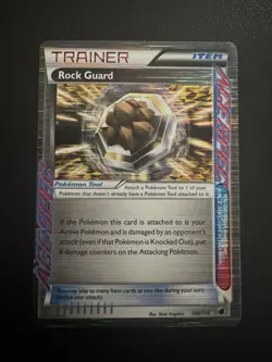 POKEMON TCG ROCK GUARD 108/116 B&W PLASMA FREEZE HOLO!! - Image 1