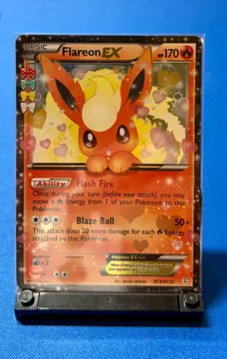 Pokemon TCG Flareon EX RC6/32 Generations: Radiant Collection ULTRA RARE HOLO - Image 1